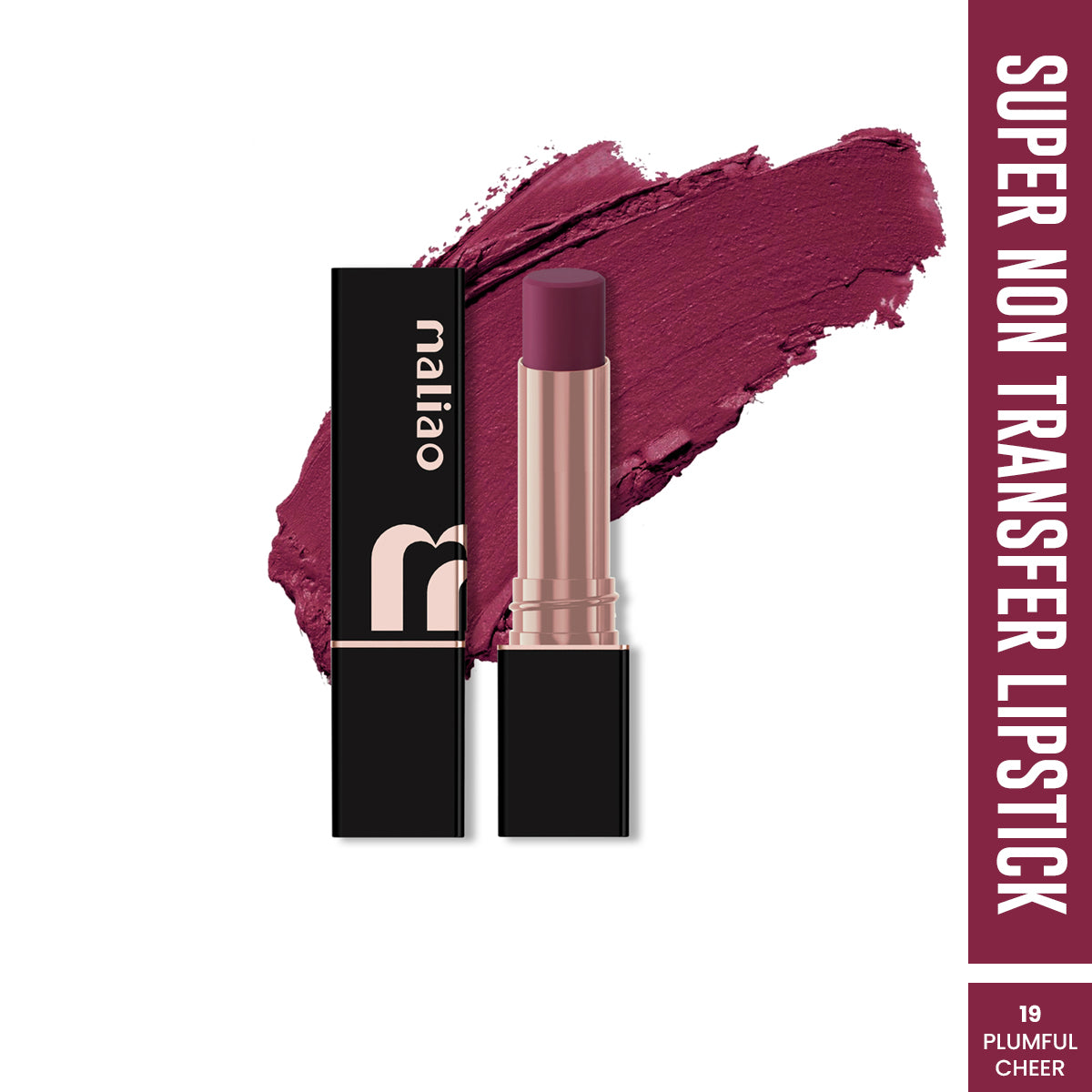 Maliao Super Non-Transfer Lipstick - Long-Lasting Matte Finish, Smudge-Proof Formula